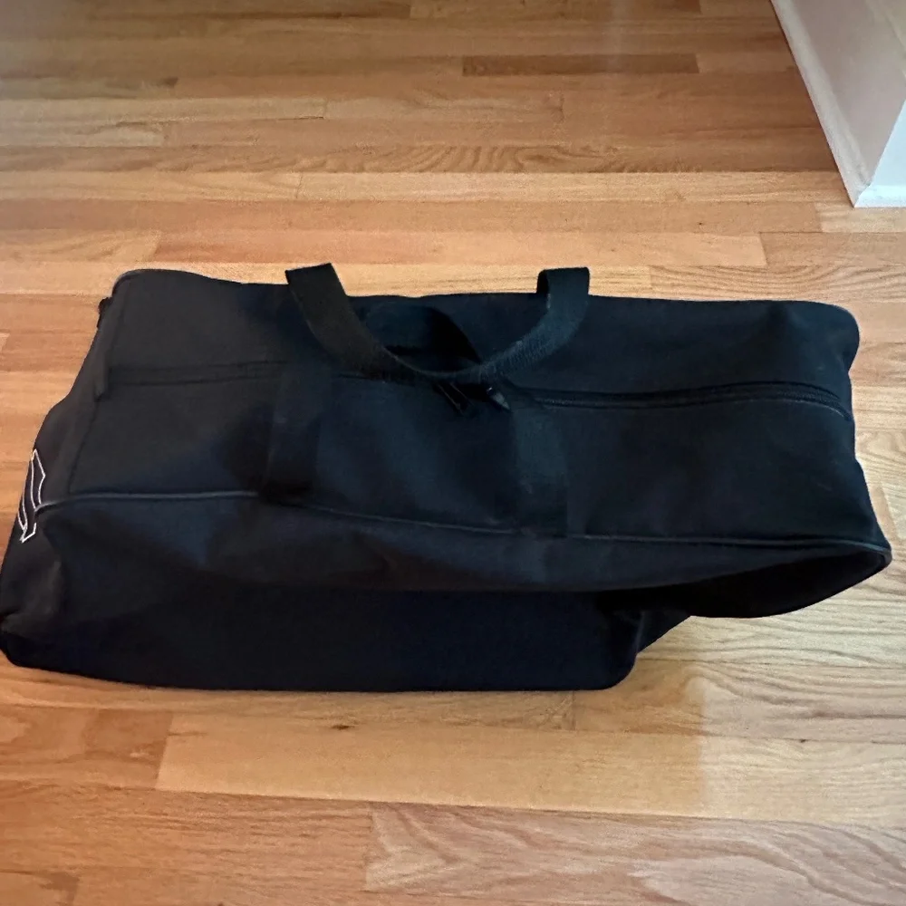 NWOT Harley Davidson Black Touring Travel Bag Canvas Duffle Bag